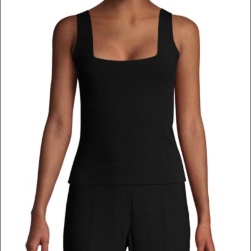 NWT Elie Tahari Sarah Square Neck Tank Sweater, Medium